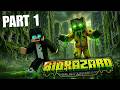 100 Days in a Minecraft BIOHAZARD Zombie Apocalypse Modpack