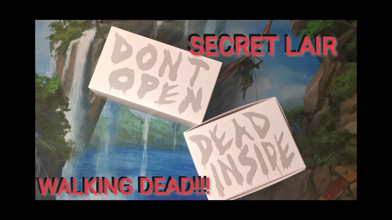 Secret Lair Walking Dead!!!! Opening..(Sorry Commander Players)
