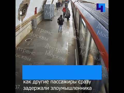 Мужчина столкнул подростка под поезд на станции метро «Киевская» в Москве