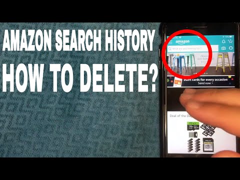 ✅  How To Delete And Clear Search History On Amazon 🔴