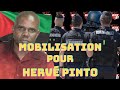 Mobilisation de soutien a  herv pinto devant la ctm