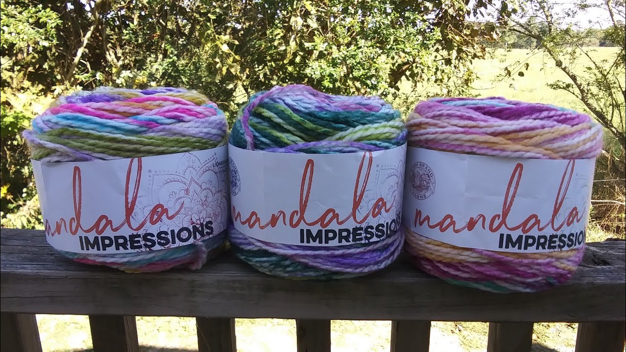 NEW Lion Brand Mandala Impressions Yarn Small JOANN Yarn Haul YouTube