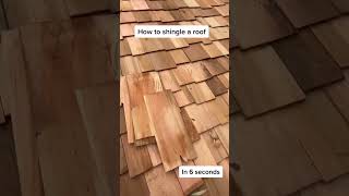 How to shingle a Roof shingles woodenshingles roofing