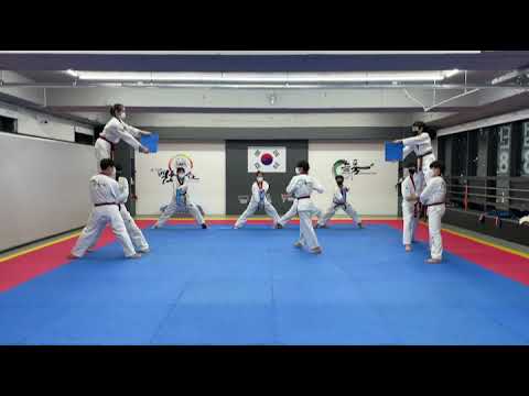 KBS스포츠예술과학원 전국 온라인 태권도대회 중등부 회전격파                      1학년 오승완