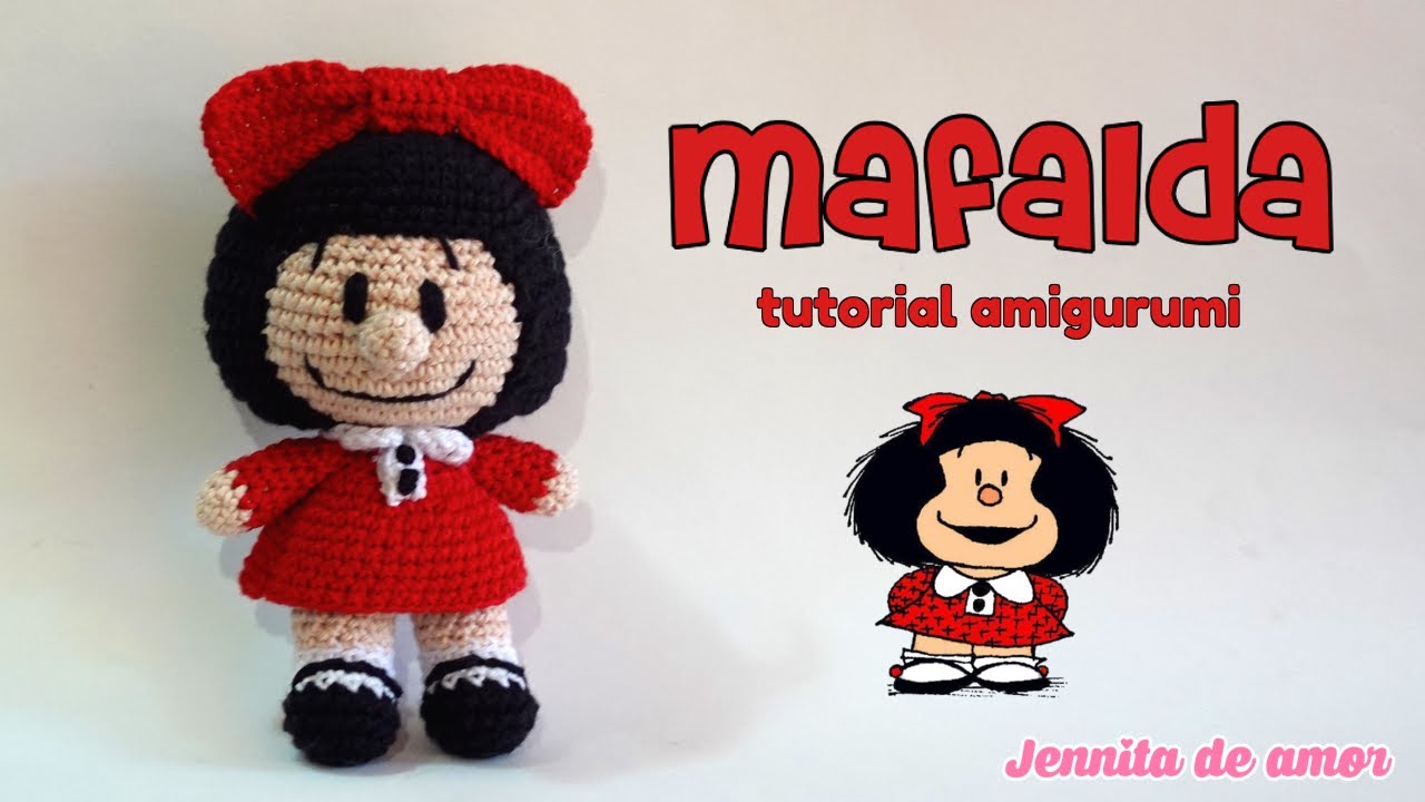 MAFALDA Muñequita Amigurumi-Tutorial