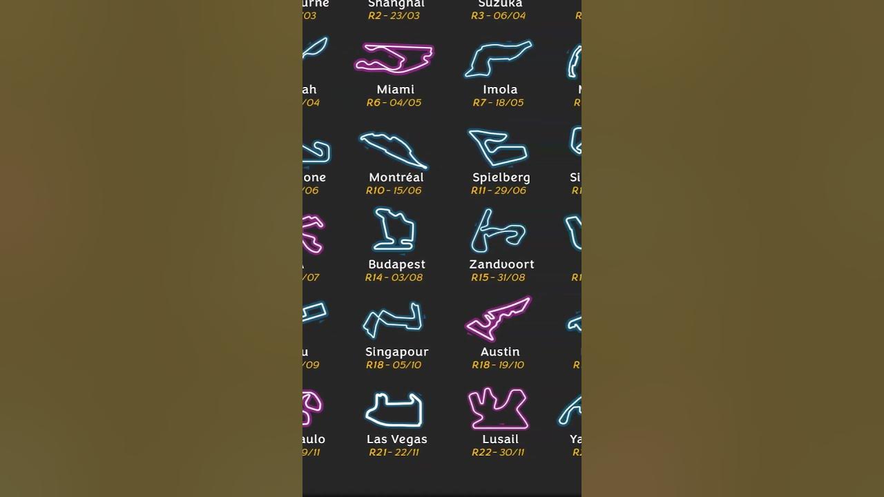 Calendrier F1 2025 f1 formula1 lewishamilton maxverstappen shorts