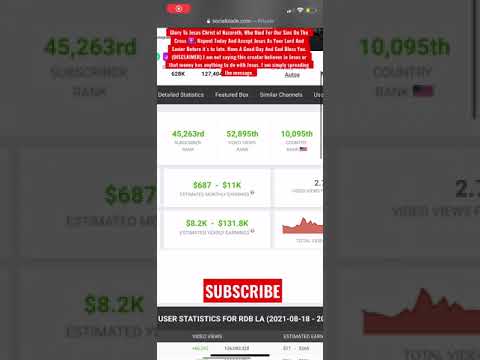 How Much Money RDB LA Makes On Youtube 