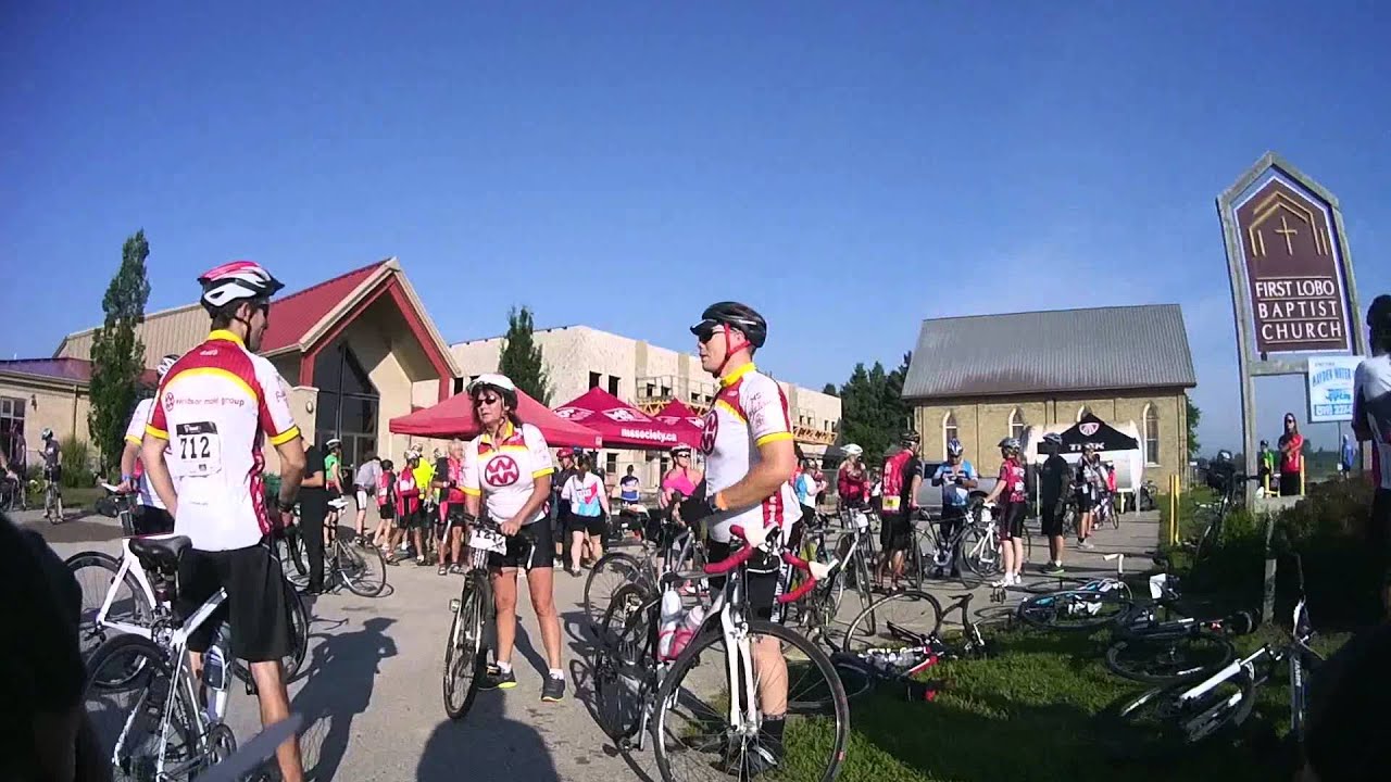 2014 Day 2 London to Grand Bend MS Ride YouTube