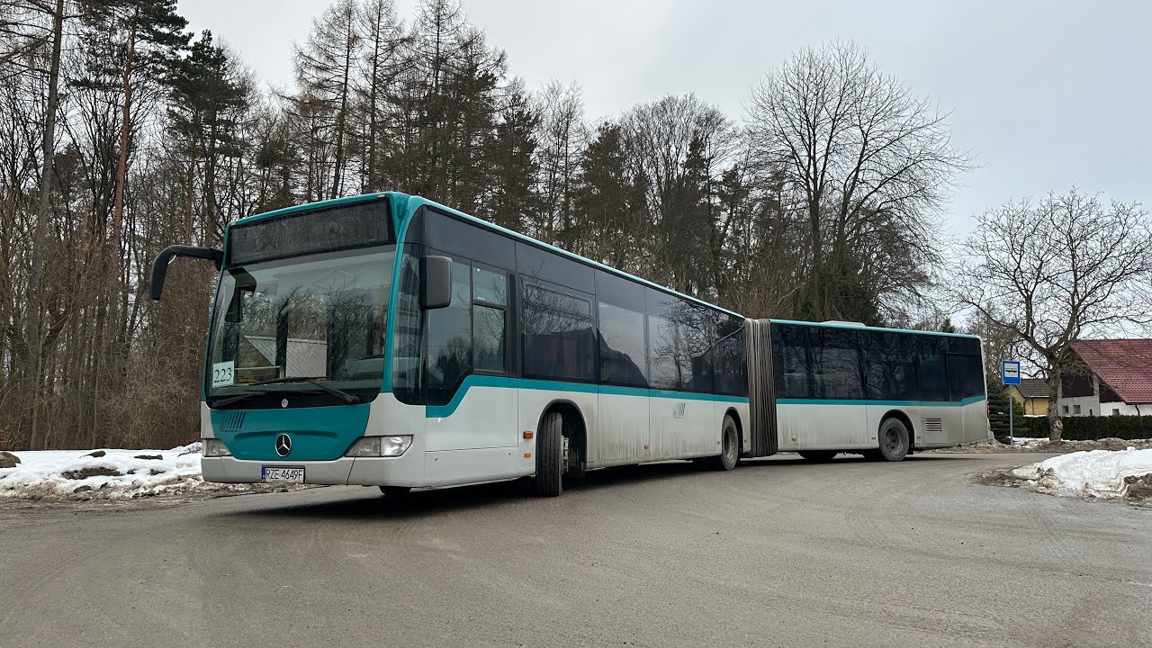 [BEZ KOMENTARZA] Przejazd JEDYNYM PRZEGUBOWYM AUTOBUSEM we flocie PKS Rzeszów trasą linii 223