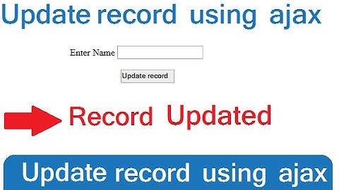 part 3:  insert update delete search using ajax