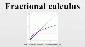 Fractional calculus