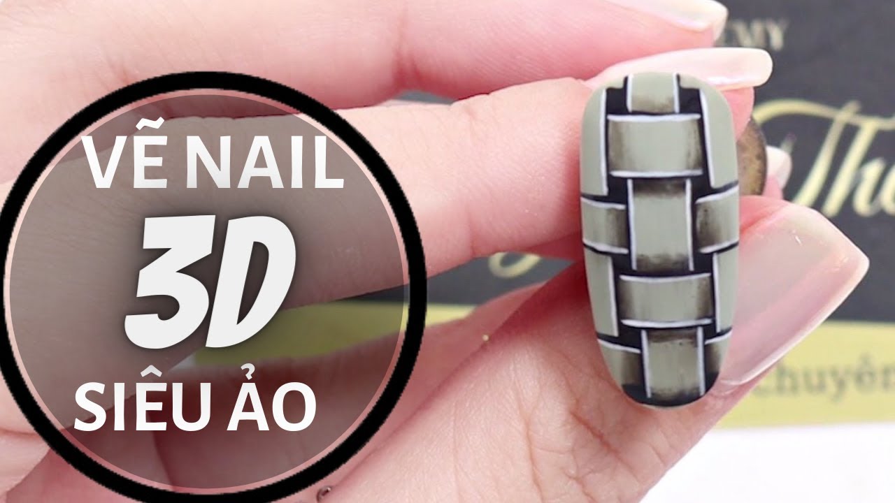 Trang trí nail hot nhất trang trí nail 3D  YouTube