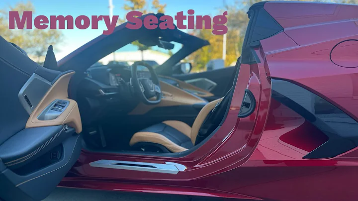 How to set Your Memory Seating on Your C8 Corvette