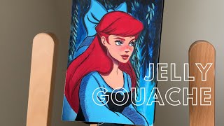 Jelly Himi Gouache 💗 inspired by little mermaid .. الوان هيمي قواش