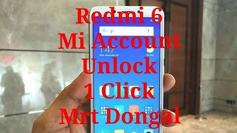 Redmi 6 Mi Account Unlock🔓#Mrt Dongal 1 click #sk sport143