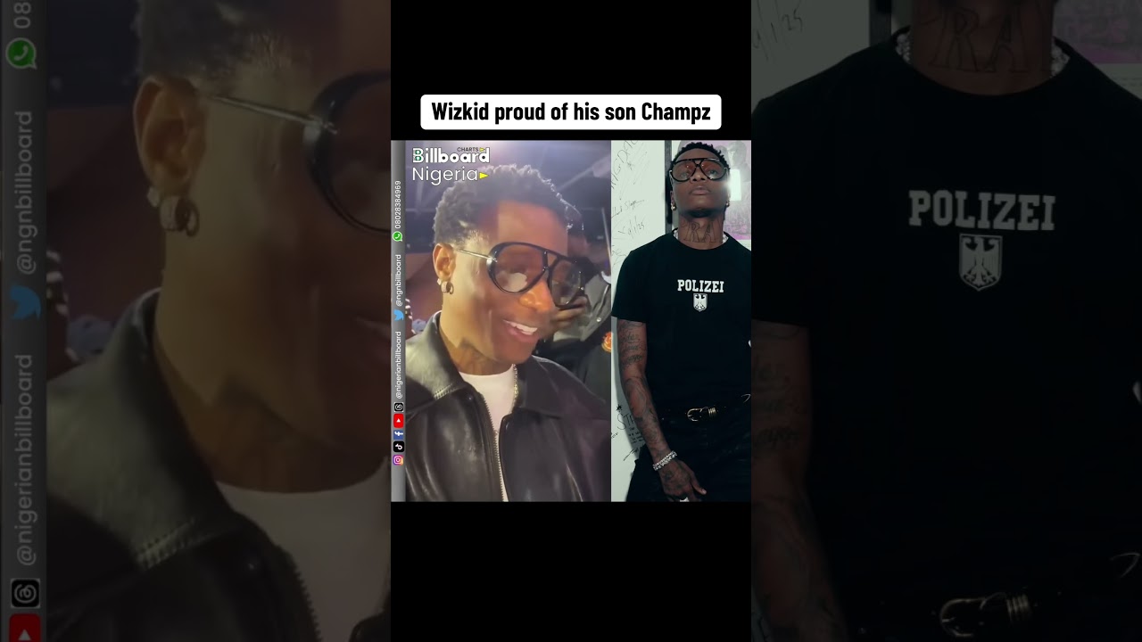 Watch 📍Wizkid proud of his son (Champz) new ep release (Champions Arrival) on YouTube Watch 📍Wizkid proud of his son (Champz) new ep release (Champions Arrival) on YouTube