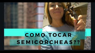 Como tocar semicorcheas en el violín tutorial, violin ,