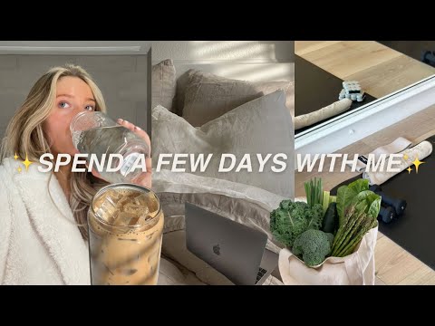 Spend a few days with me vlog sunday vibes romanticising London walks and iced coffee recipe