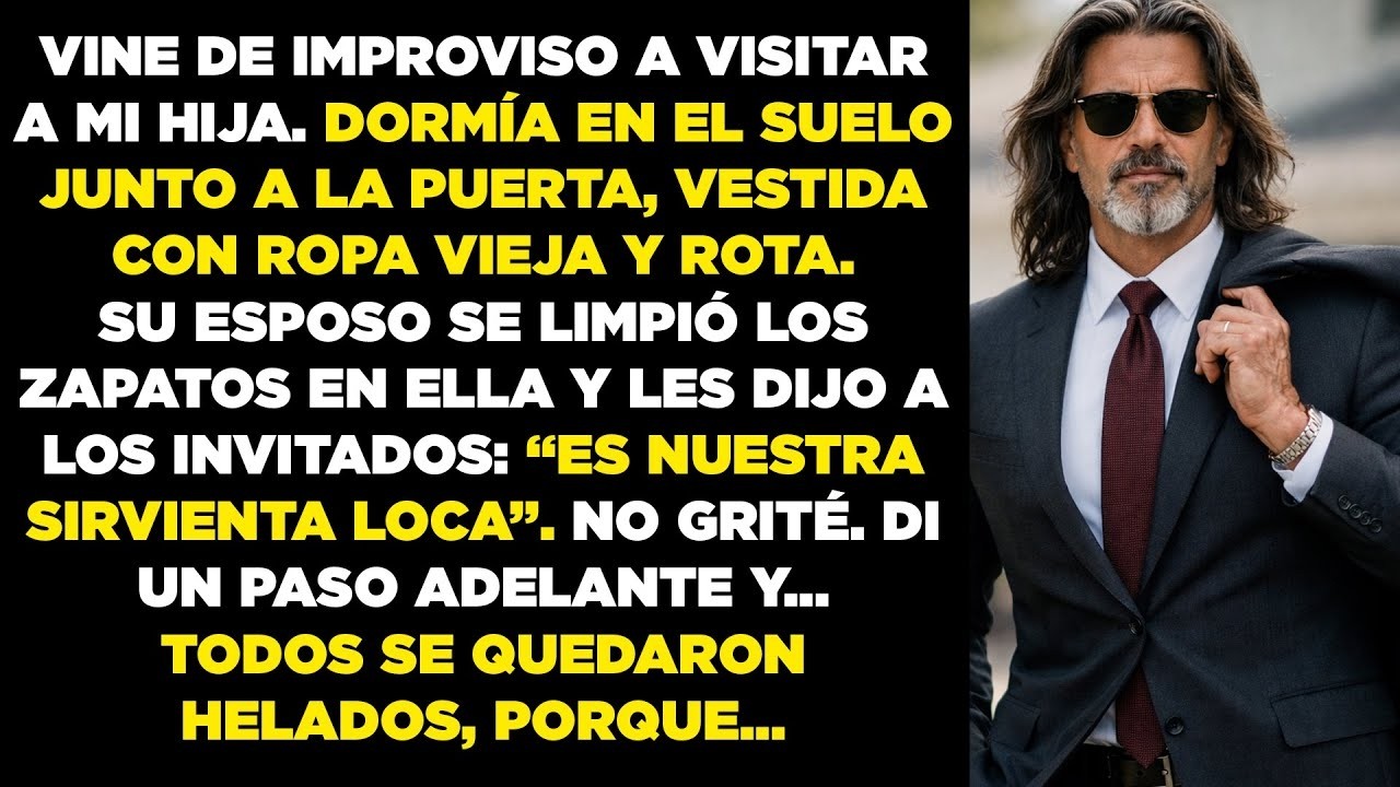 Mi yerno se limpió los zapatos en mi hija y les dijo a los invitados que era una sirvienta loca…