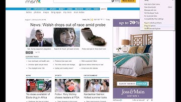 How to change homepage in Internet Explorer 11