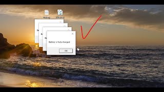 HOW TO ADDS BATTERY NOTIFICATION WHEN FULL CHARGE IN WIN 7,10,11 screenshot 5