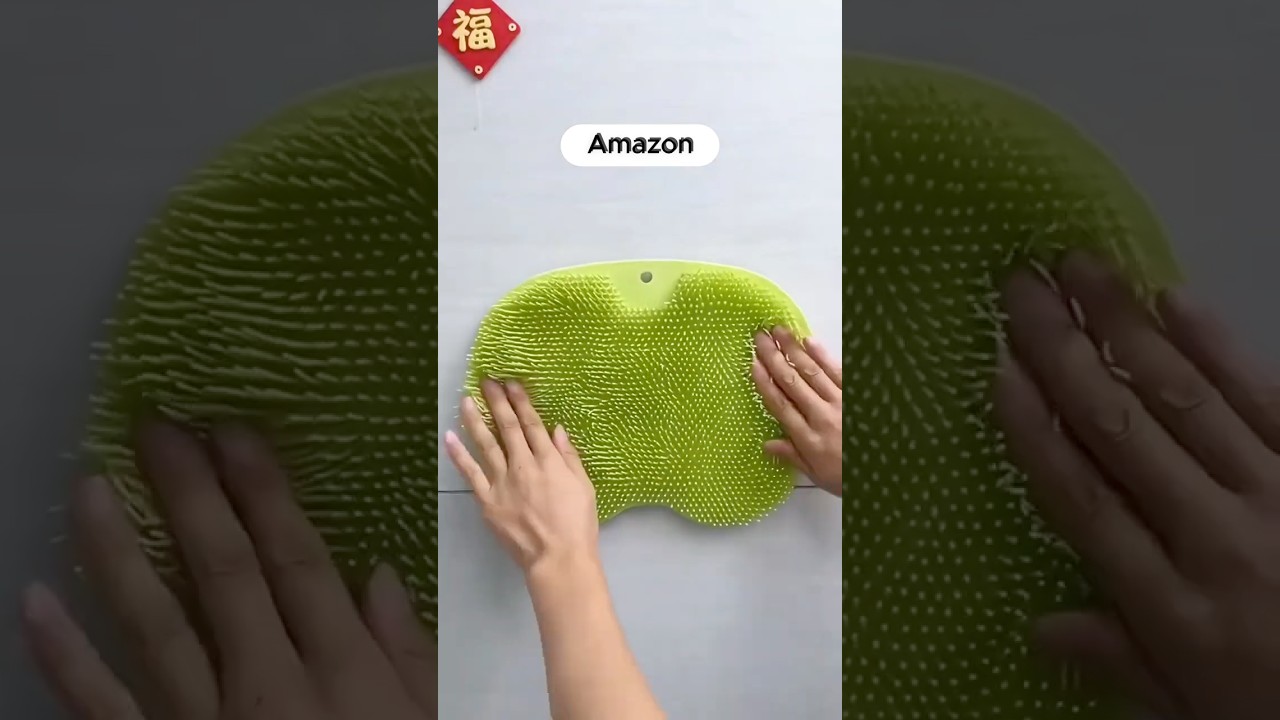 3 Amazon Bathroom Must-Haves 🚿 | Foot Scrubber Mat, Body Hair Dryer & Spa Slippers