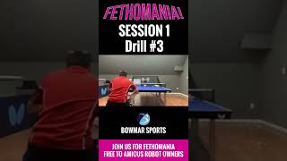 FETHOMANIA 1: Drill 3  #tabletennislesson  #topspin #pingpongmania #masterpingpong #timobollalc #wtt