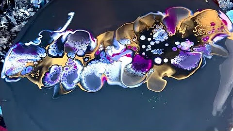 #297 Gorgeous Gold Cell Activator! And A Bonus Bloom Flip Cup! Fluid art/ pour painting