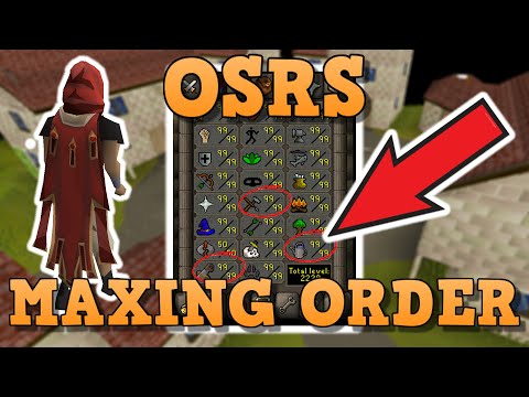 OSRS MAXING ORDER 2021| How To Max In OSRS - Best Ways Of Achieving All 99s - Old School Runescape