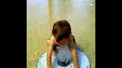 Sam at the Water Playground