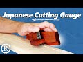 Making a Japanese Cutting Gauge! (kebiki) // Low-cost tool making.