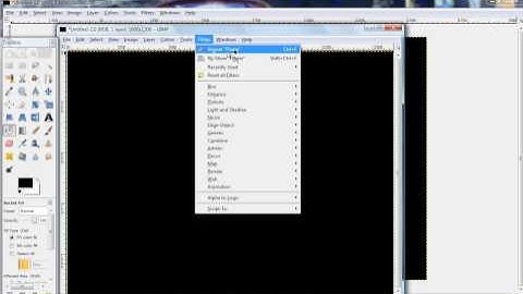 How to make cool wallpapers on Gimp 2.6