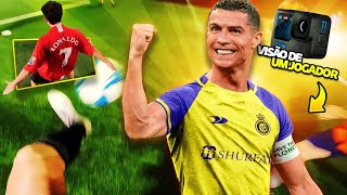 FIZ UM GOL DE BIKE NA VISAO DO CR7 POR UM DIA