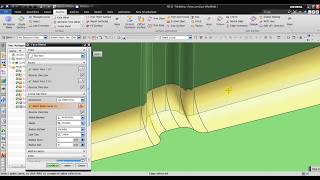 NX CAD : Face Blend with Variable Radius Wealth