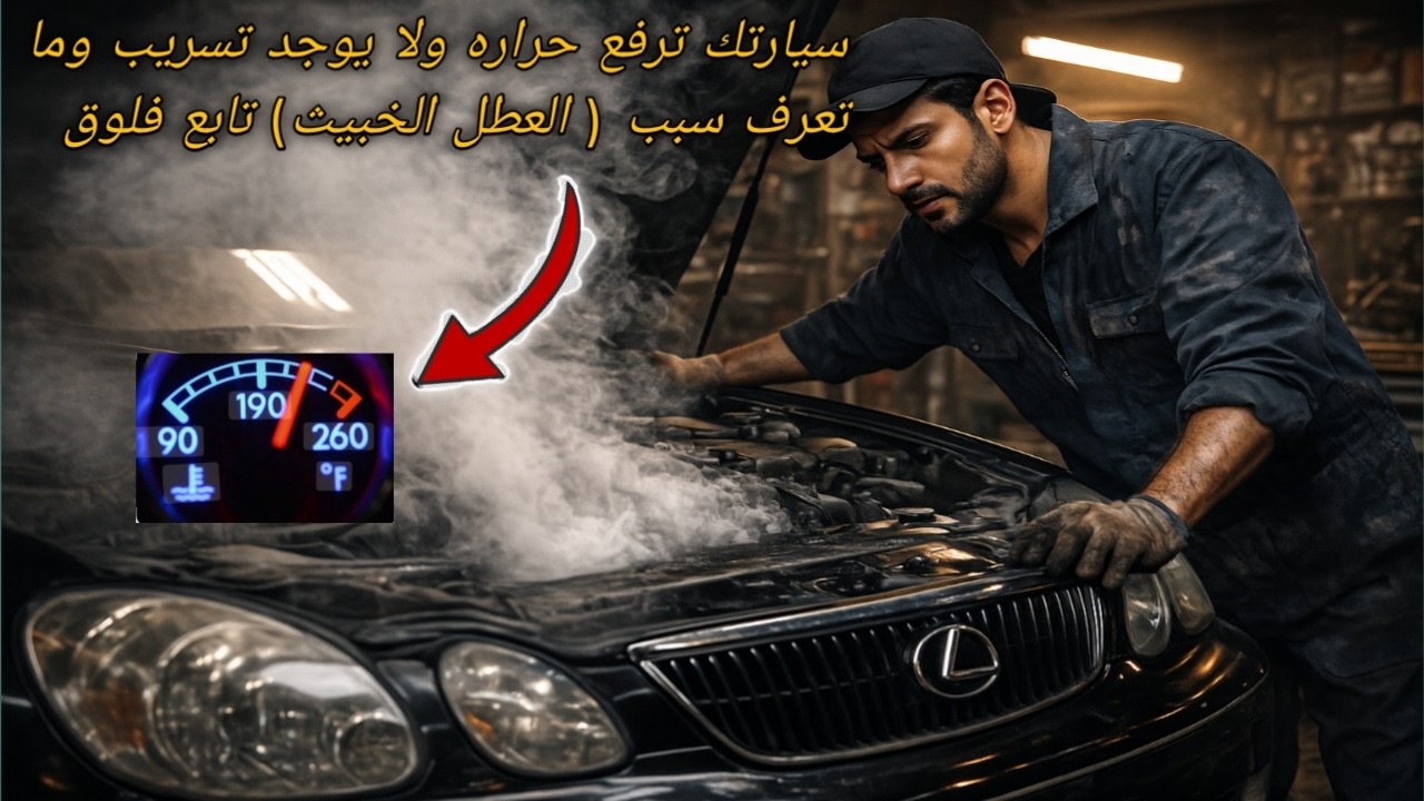 #سلسلة لكزس سيارتك رفعت حراره وما في تهريب تعرف على العطل الخبيث