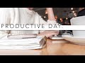 Productive Day! Changing Your Routine For Study/Work Motivation