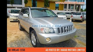 TOYOTA KLUGER (2001)  COLOR : SILVER HML#6-1156