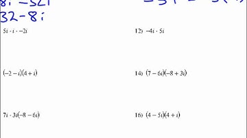 Precalculus Unit 3.4 Complex Numbers Video.wmv