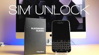 How To SIM Unlock BlackBerry Classic