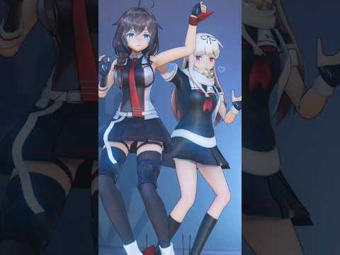 【MMD艦これ】時雨と夕立ででMINISKIRT【Kancolle】 #MMD艦これ #Kancolle #白露型