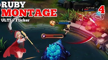 Ruby Montage After Revamp Ulti + Flicker Part 4 | Mobile Legends