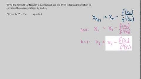 Calculus POD #51 Newton