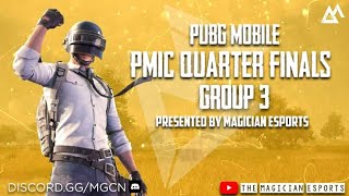 PUBG MOBILE INDIAN CHAMPIONSHIP 20K | QTR FINALS | MAGICIAN ESPORTS | GROUP 3 AND 4