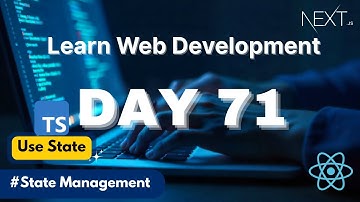 Learn Web Development | Day 71: State Management UseState with TypeScript in Next.js