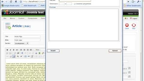 Embedding a Video in Joomla! Rich Text Editor
