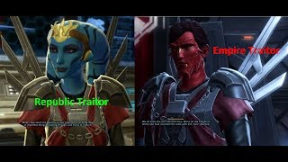 SWTOR The Dantooine Incursion | Republic & Empire Saboteur specific dialogues (All, Funny)