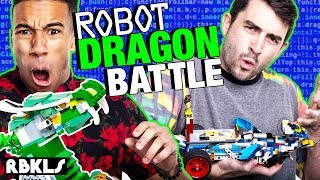 LEGO Dragon Robot Battle   REBRICKULOUS