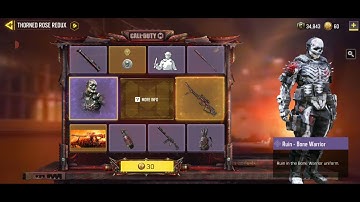 The new Thorned Rose Redux lucky draw (Spending 30 CP)