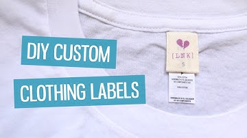 DIY custom clothing labels | CharliMarieTV