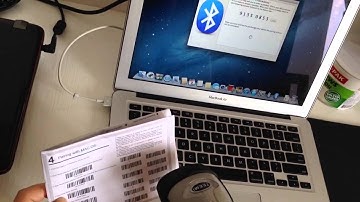 How to connect TEEMI TMCT-10 barcode scanner with Macbook air